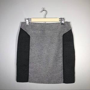 DKNYC Black and White Tweed Mini Skirt (8)